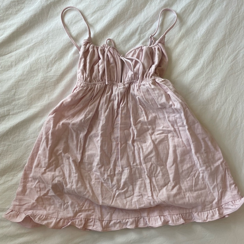 Pink Revolve Babydoll Dress